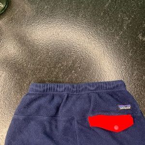 Patagonia Men’s Synchilla Sweatpants, Color: Navy with Red accents, Size: XS